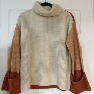 Colorblock Knit Sweater
